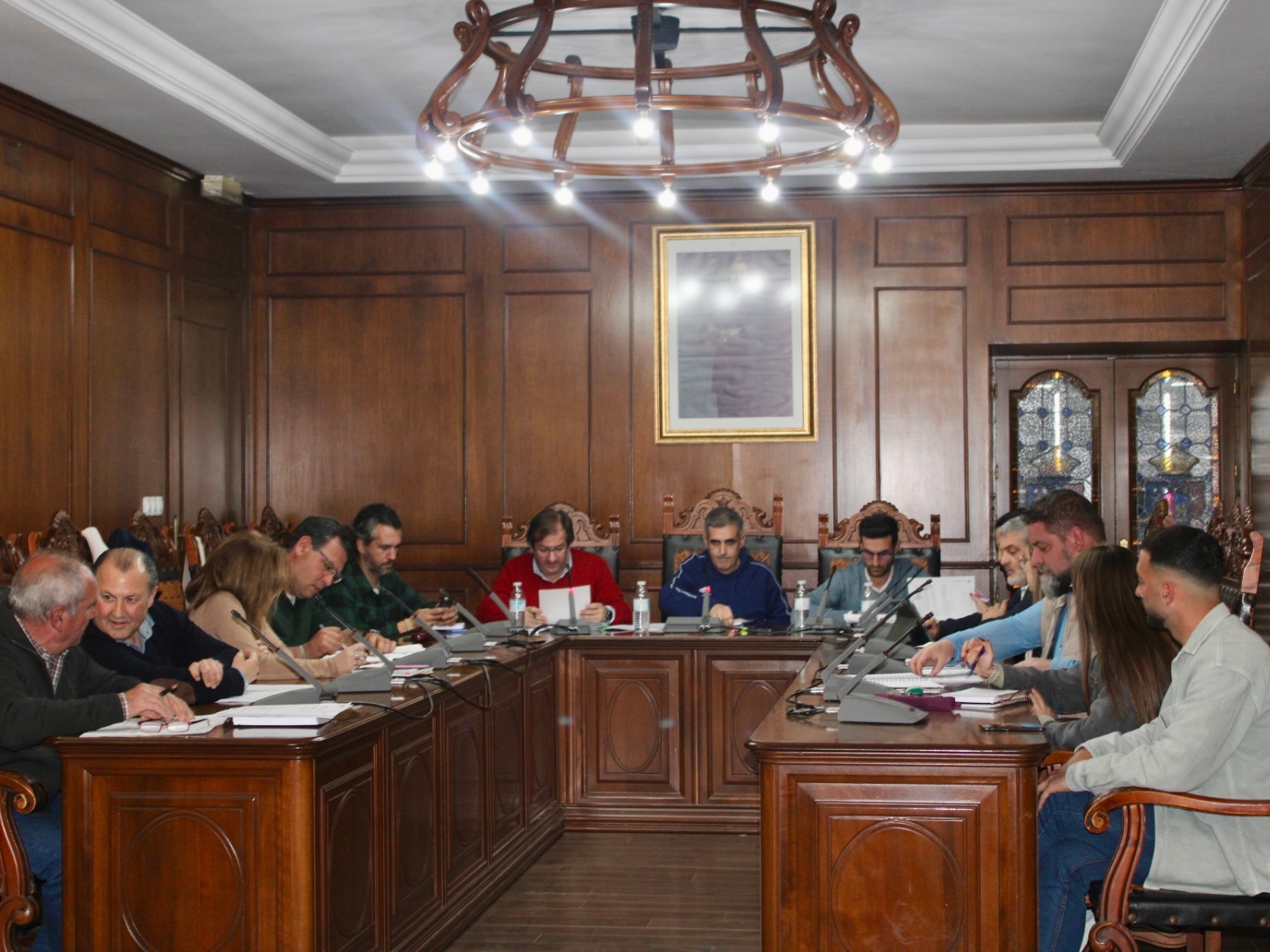 Vecinos en pleno municipal